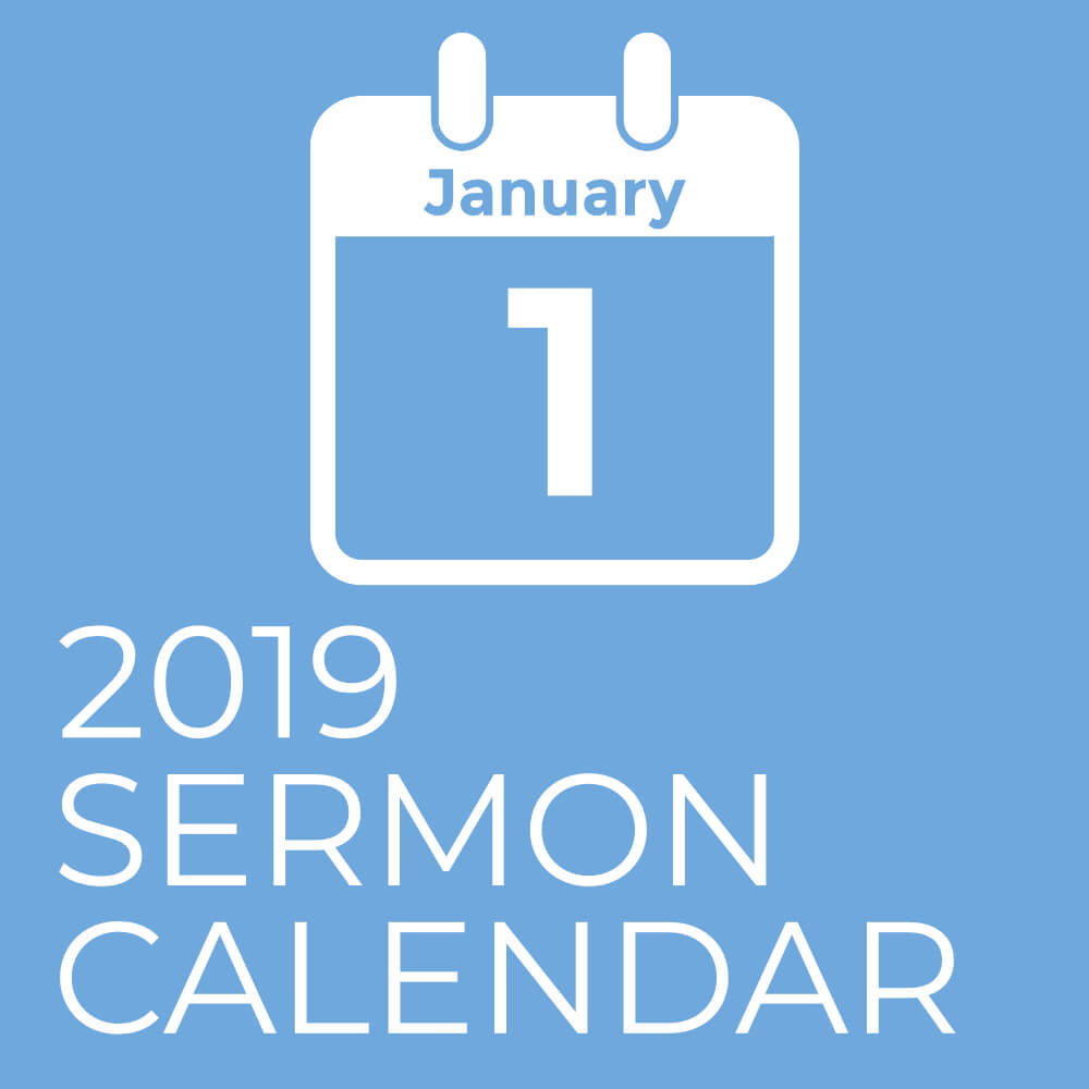 2019 Sermon Calendar Pro Preacher