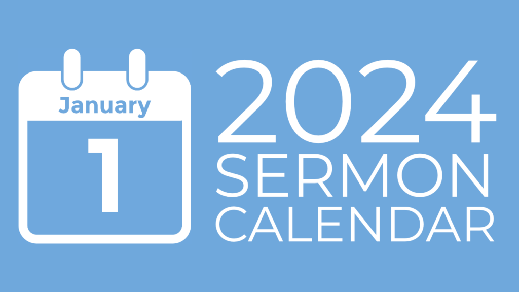 2024 Sermon Calendar Pro Preacher